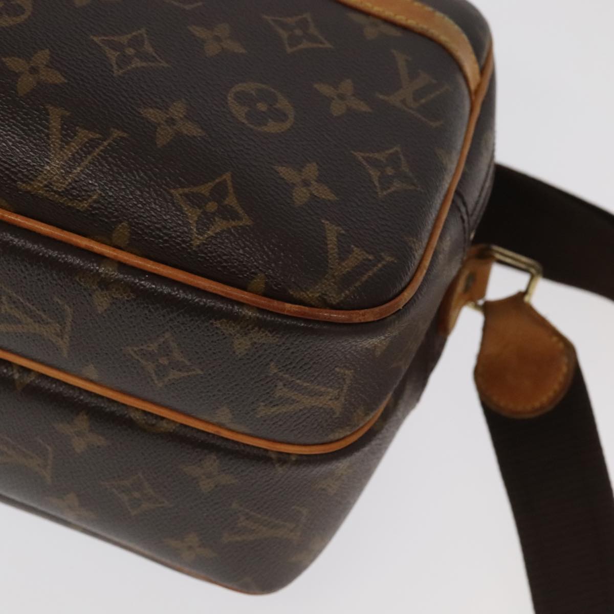 LOUIS VUITTON Monogram Reporter PM Shoulder Bag M45254 LV Auth 101217