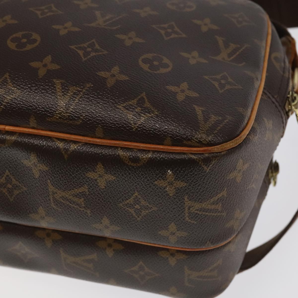 LOUIS VUITTON Monogram Reporter PM Shoulder Bag M45254 LV Auth 101217