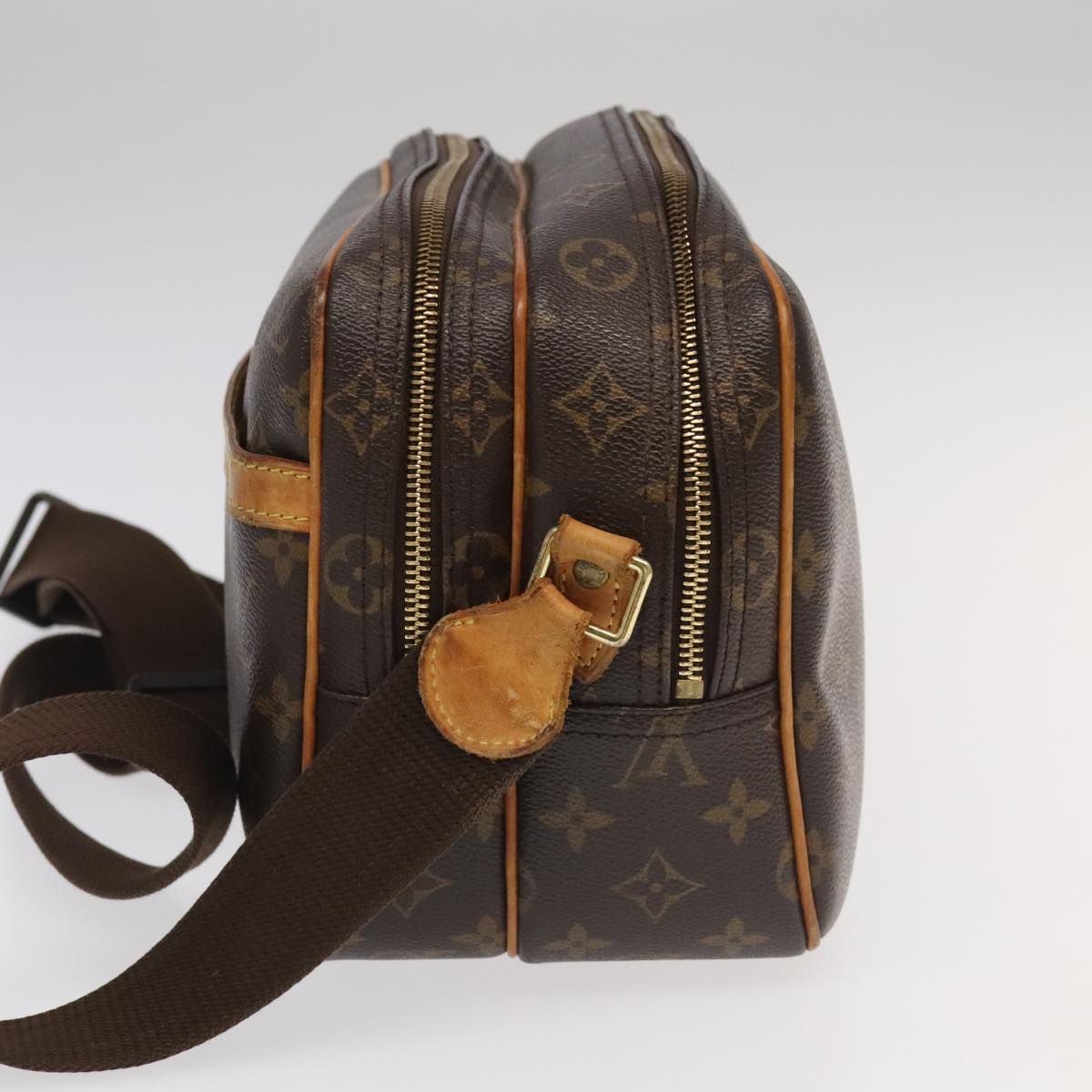 LOUIS VUITTON Monogram Reporter PM Shoulder Bag M45254 LV Auth 101217