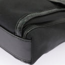 BOTTEGA VENETA INTRECCIATO Shoulder Bag Canvas Black Auth 101220-9