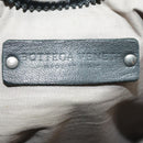 BOTTEGA VENETA INTRECCIATO Shoulder Bag Canvas Black Auth 101220-22