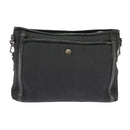 BOTTEGA VENETA INTRECCIATO Shoulder Bag Canvas Black Auth 101220-2