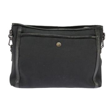 BOTTEGA VENETA INTRECCIATO Shoulder Bag Canvas Black Auth 101220 - 0