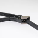 FENDI Zucchino Canvas Mamma Baguette Shoulder Bag Black Auth 101222V-15