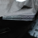 FENDI Zucchino Canvas Mamma Baguette Shoulder Bag Black Auth 101222V-12