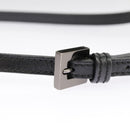 FENDI Zucchino Canvas Mamma Baguette Shoulder Bag Black Auth 101222V-14