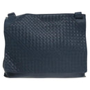 BOTTEGA VENETA INTRECCIATO Shoulder Bag Leather Navy Auth 101224-13