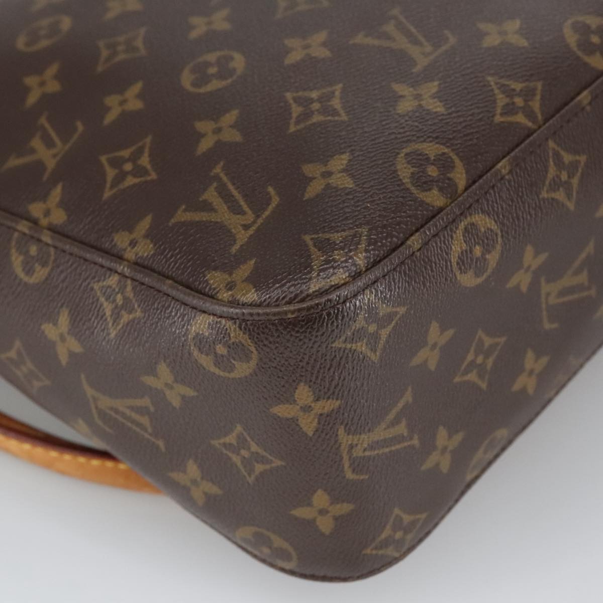 LOUIS VUITTON Monogram Looping GM Shoulder Bag M51145 LV Auth 101225