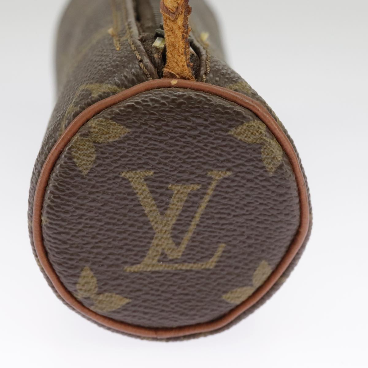 LOUIS VUITTON Monogram Papillon Pouch LV Auth 101228