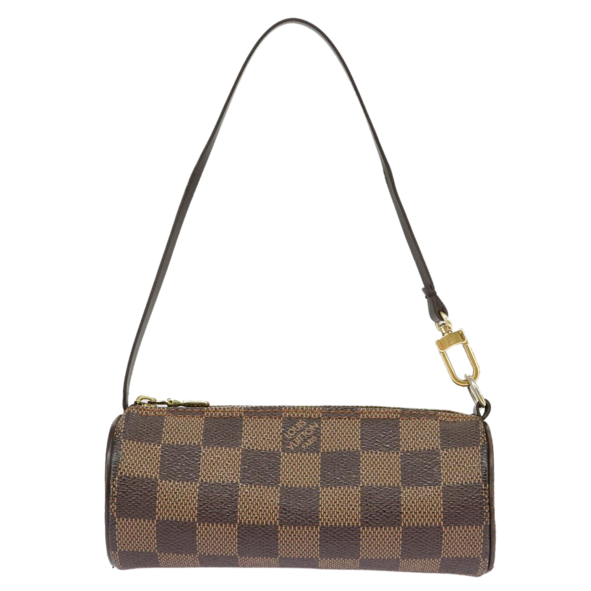 LOUIS VUITTON Damier Ebene Papillon Pouch LV Auth 101229 - 0