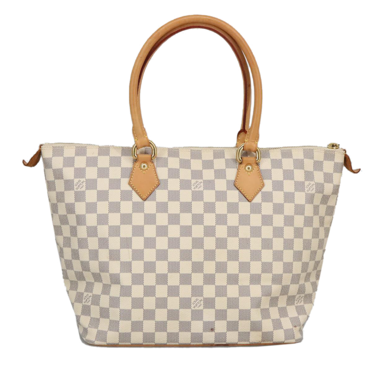 LOUIS VUITTON Damier Azur Saleya MM Tote Bag N51185 LV Auth 101233 - 0