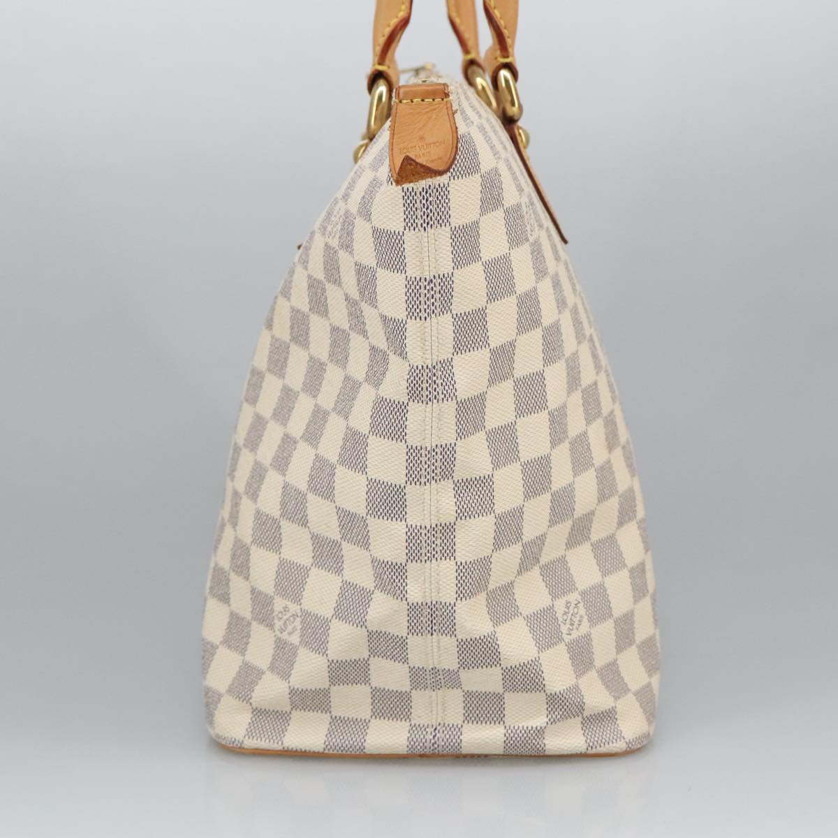 LOUIS VUITTON Damier Azur Saleya MM Tote Bag N51185 LV Auth 101233