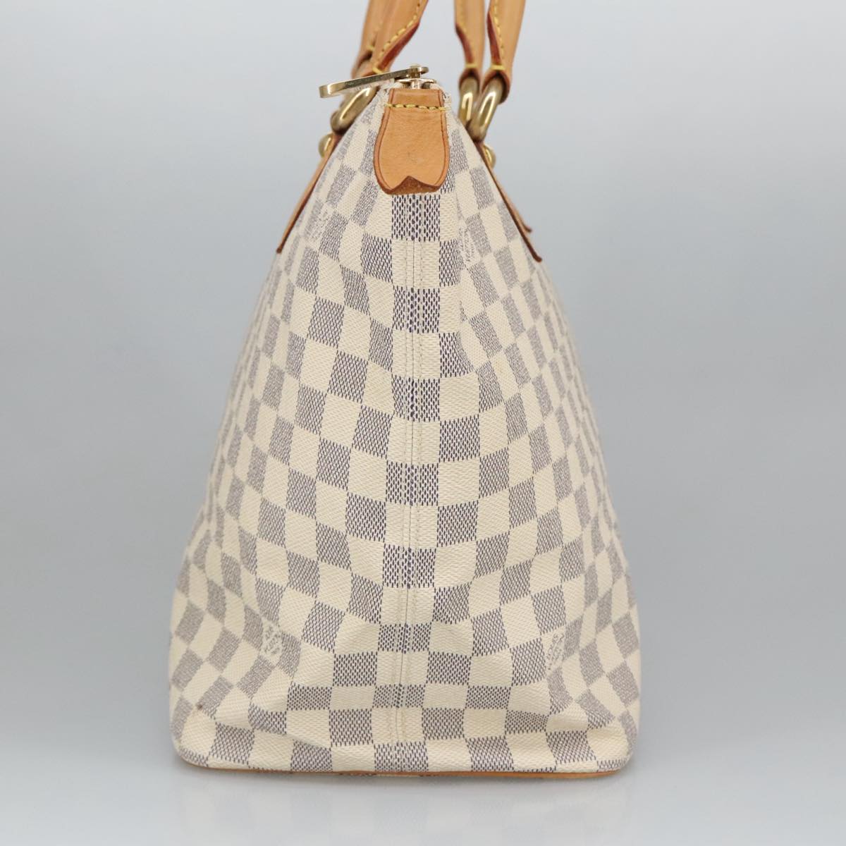 LOUIS VUITTON Damier Azur Saleya MM Tote Bag N51185 LV Auth 101233