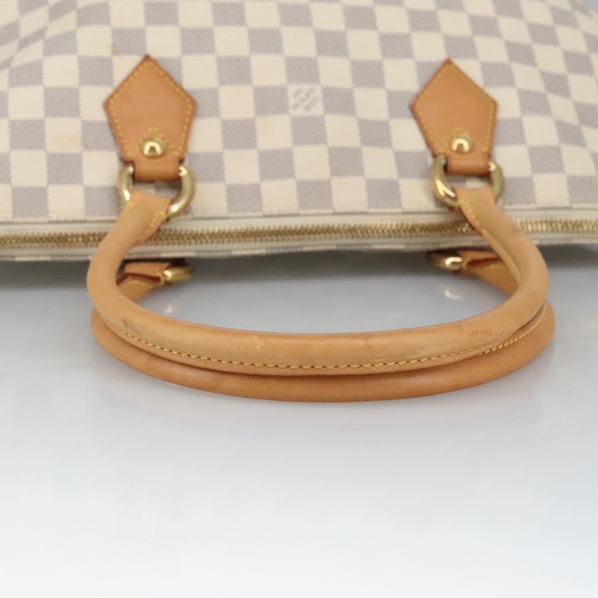 LOUIS VUITTON Damier Azur Saleya MM Tote Bag N51185 LV Auth 101233