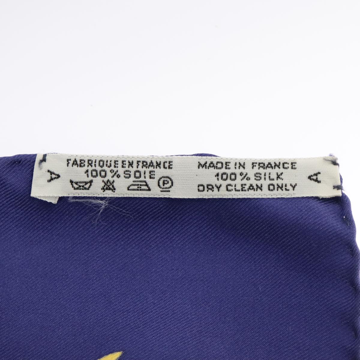 HERMES Carre90 Egalite Fraternite Republique Francaise Liberite Scarf 101239