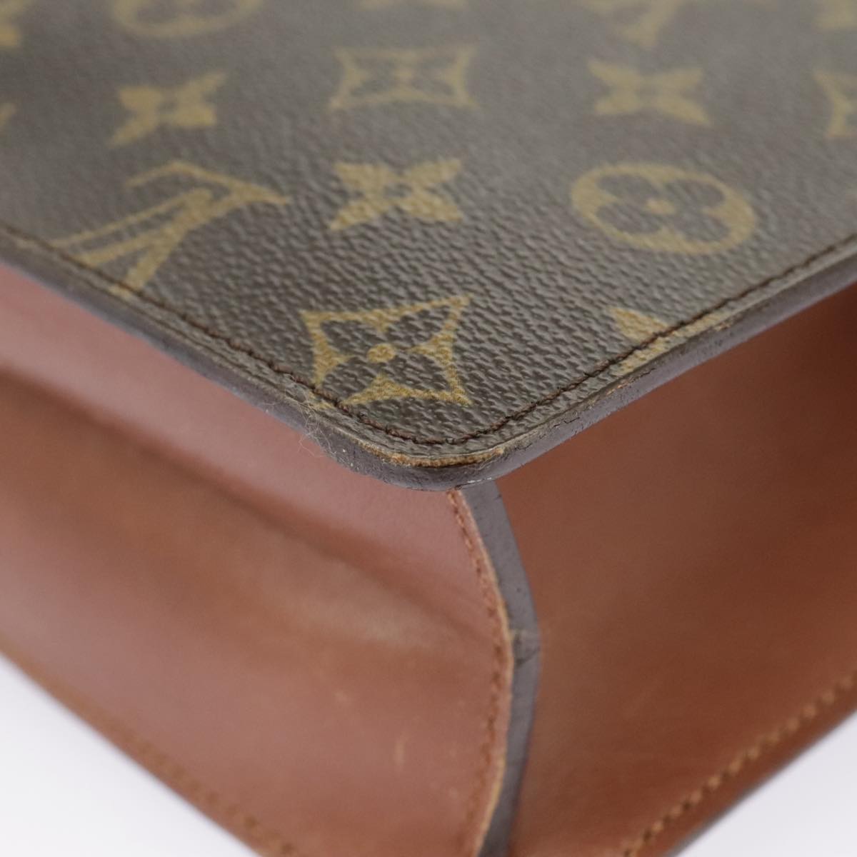 LOUIS VUITTON Monogram Monceau 28 Hand Bag Vintage 2way M51185 LV Auth 101243