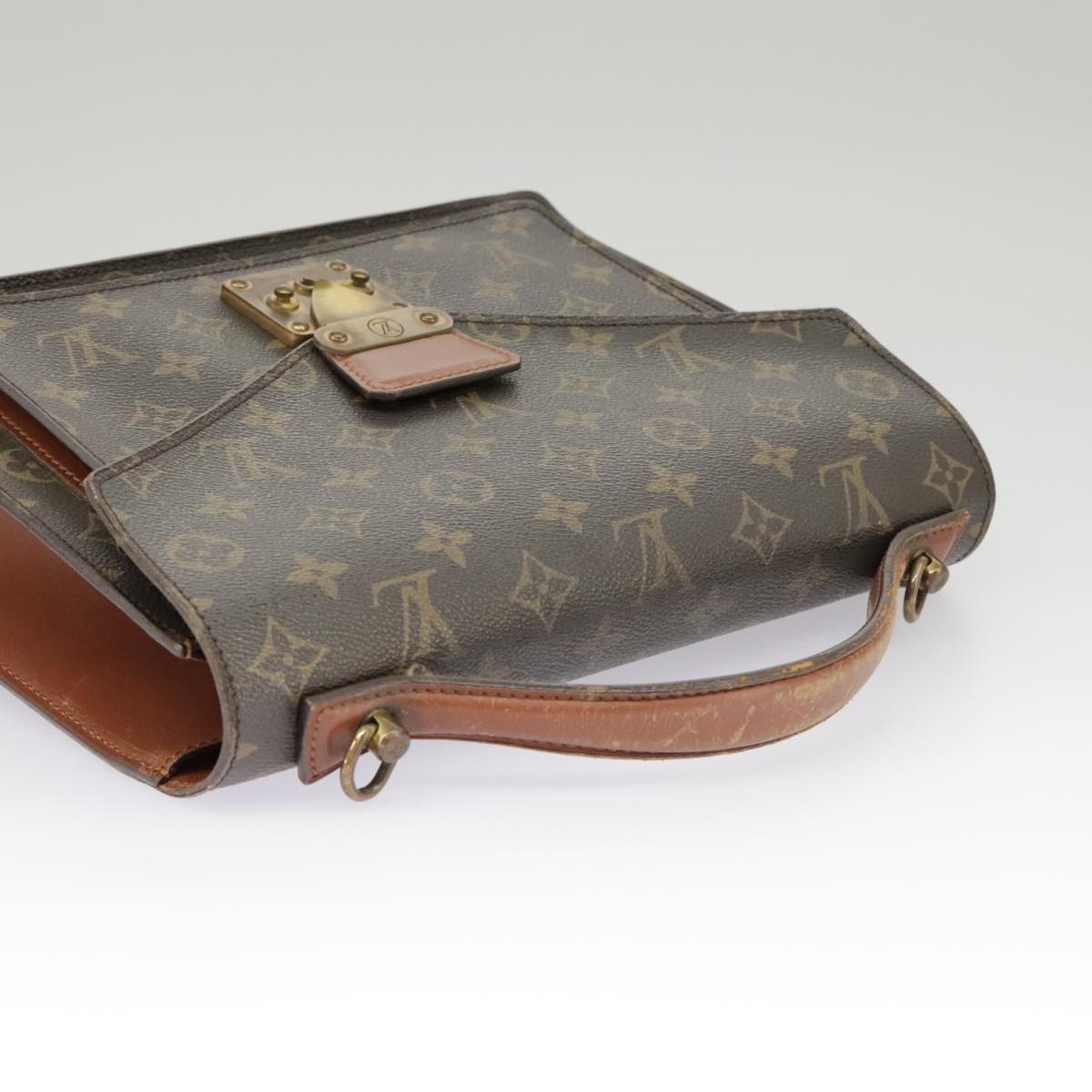 LOUIS VUITTON Monogram Monceau 28 Hand Bag Vintage 2way M51185 LV Auth 101243