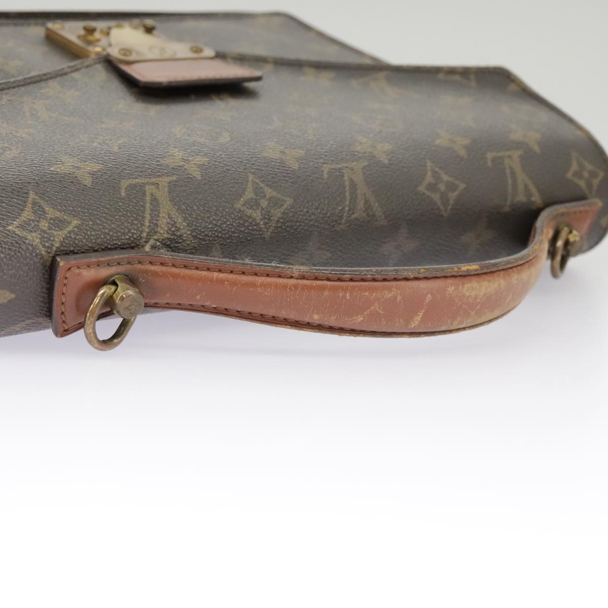 LOUIS VUITTON Monogram Monceau 28 Hand Bag Vintage 2way M51185 LV Auth 101243