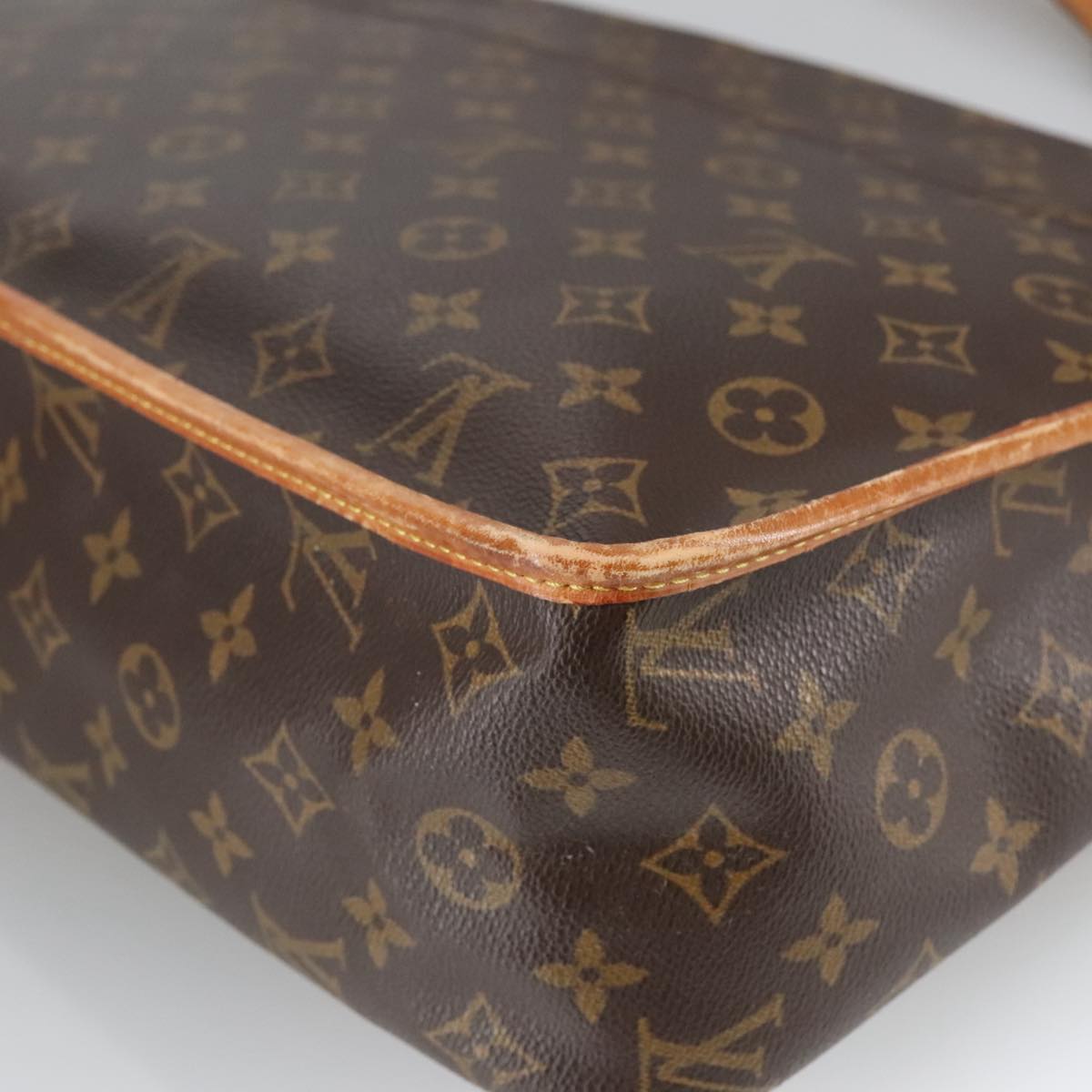 LOUIS VUITTON Monogram Gibeciere GM Shoulder Bag M42246 LV Auth 101251