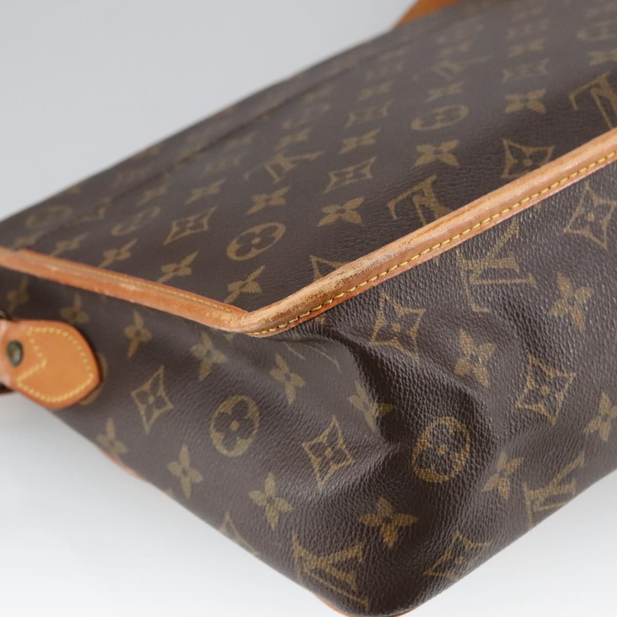 LOUIS VUITTON Monogram Gibeciere GM Shoulder Bag M42246 LV Auth 101251