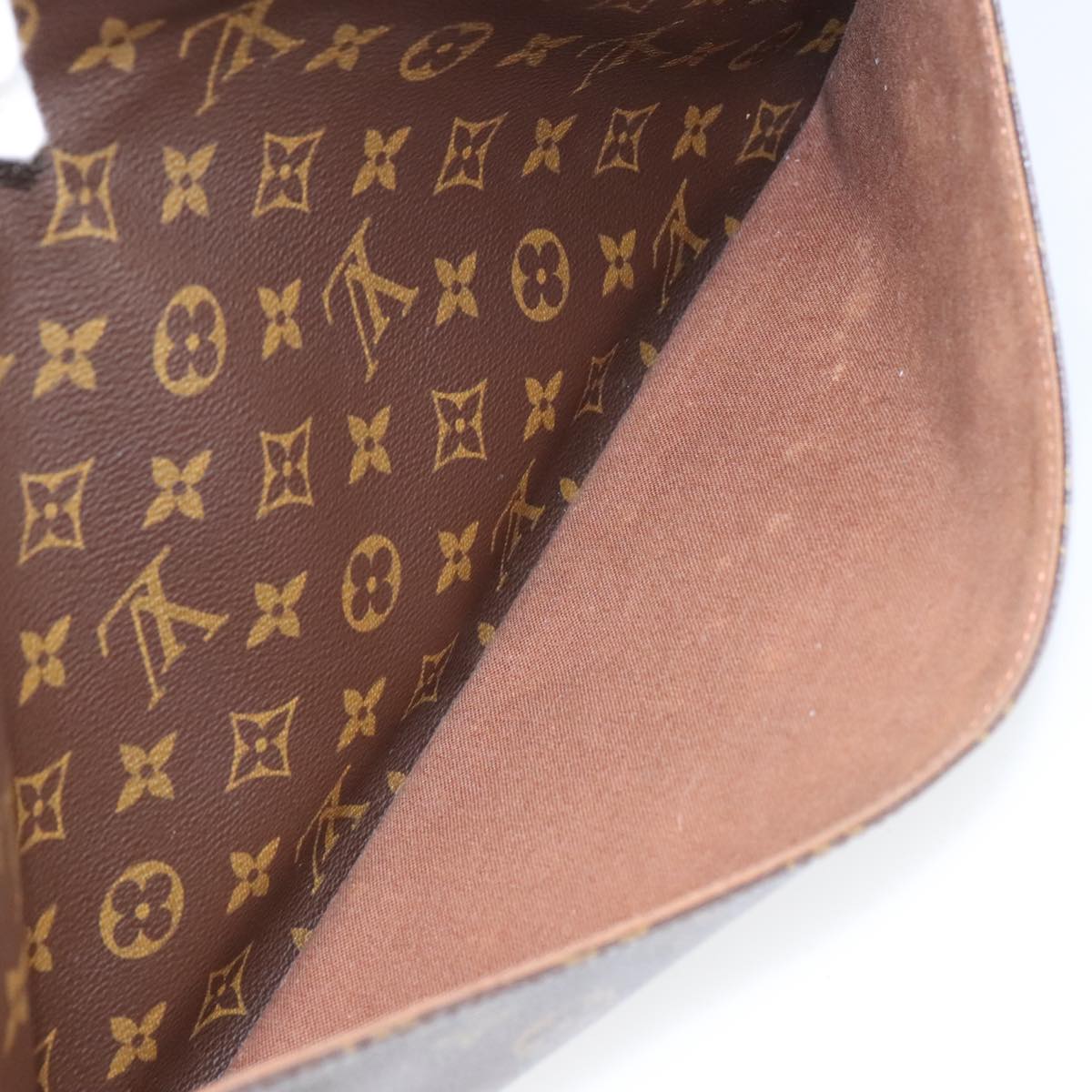 LOUIS VUITTON Monogram Gibeciere GM Shoulder Bag M42246 LV Auth 101251