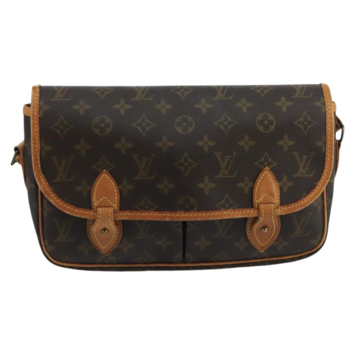 LOUIS VUITTON Monogram Gibeciere MM Shoulder Bag M42247 LV Auth 101252 - 0