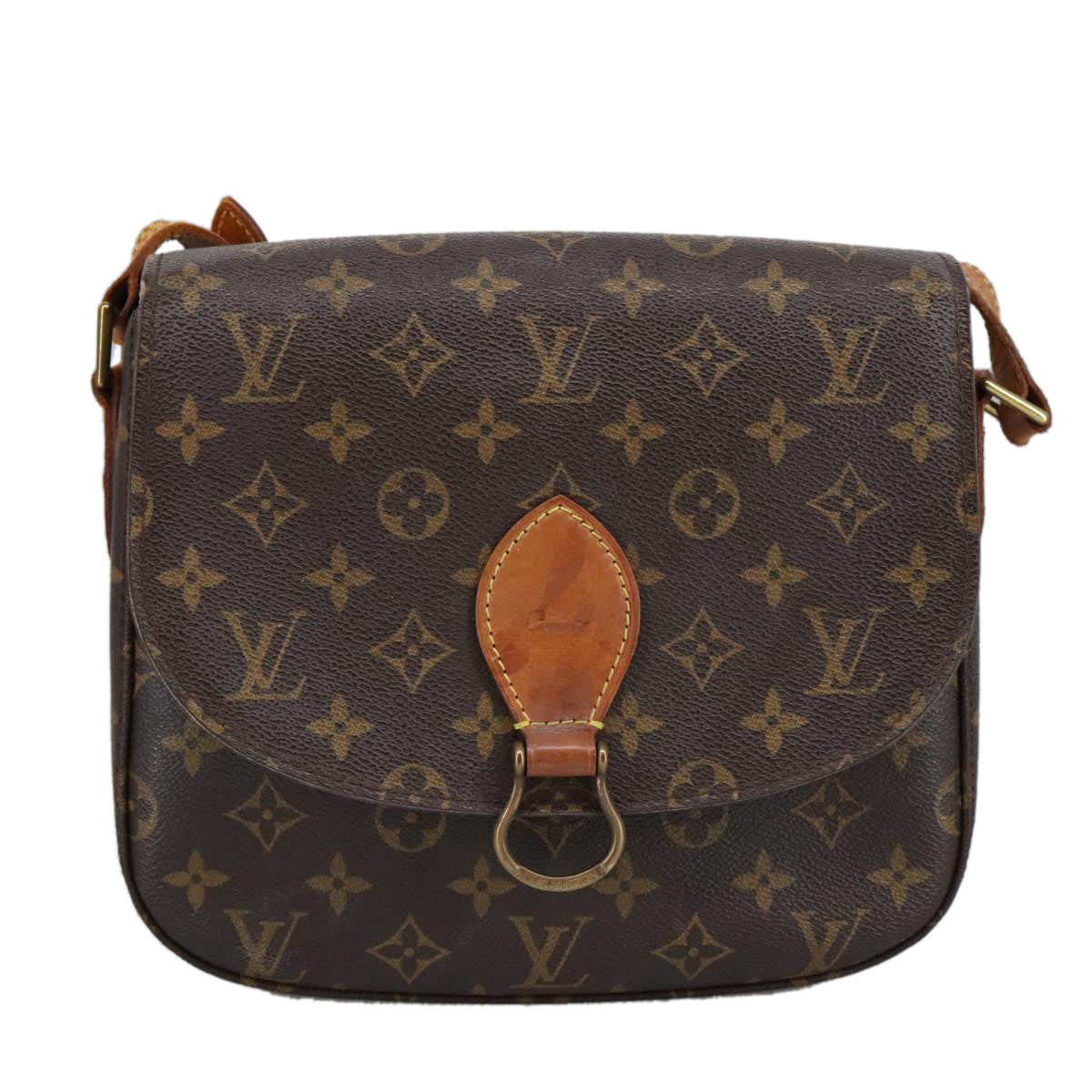 LOUIS VUITTON Monogram Saint Cloud GM Shoulder Bag M51242 LV Auth 101254 - 0