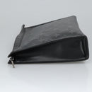 LOUIS VUITTON Monogram Eclipse Pochette Voyage MM Clutch Bag M61692 Auth 101256-4