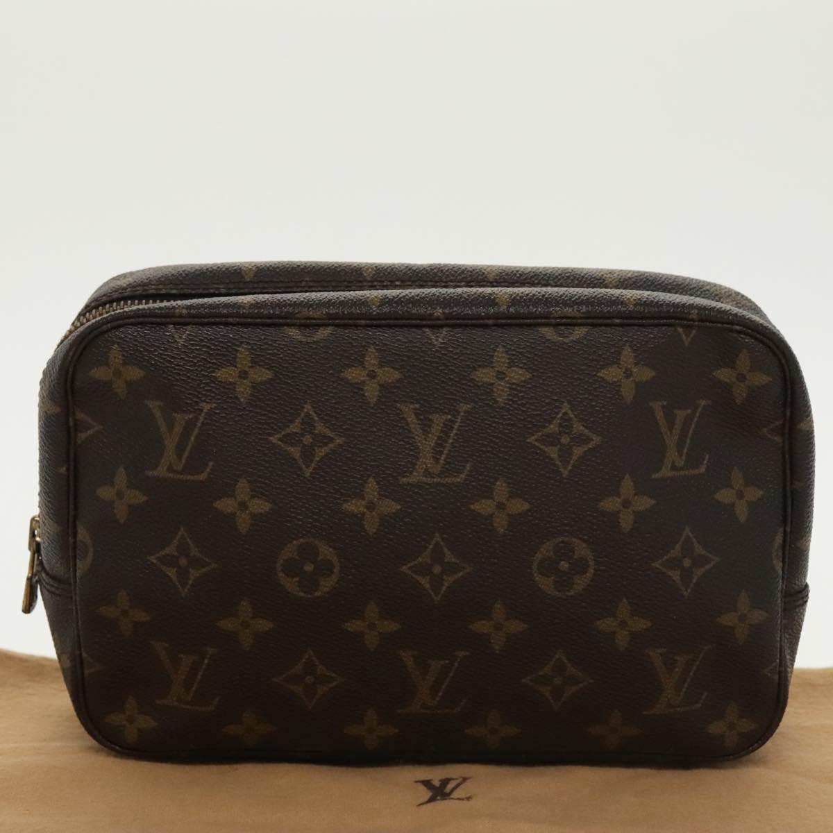 LOUIS VUITTON Monogram Trousse Toilette 23 Clutch Bag M47524 LV Auth 101260