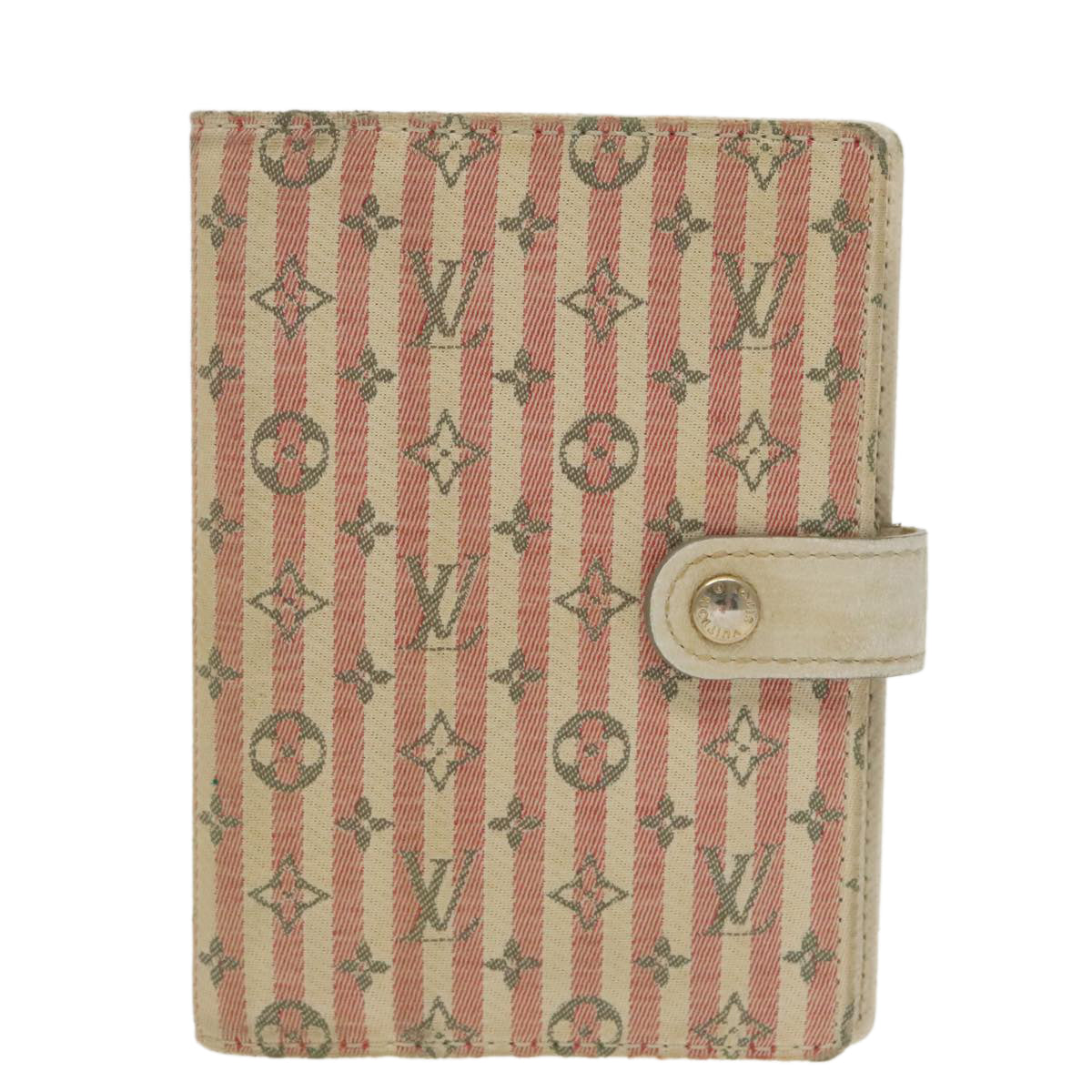 LOUIS VUITTON Mini Lin Croisette Agenda PM Day Planner Cover R20917 Auth 101262