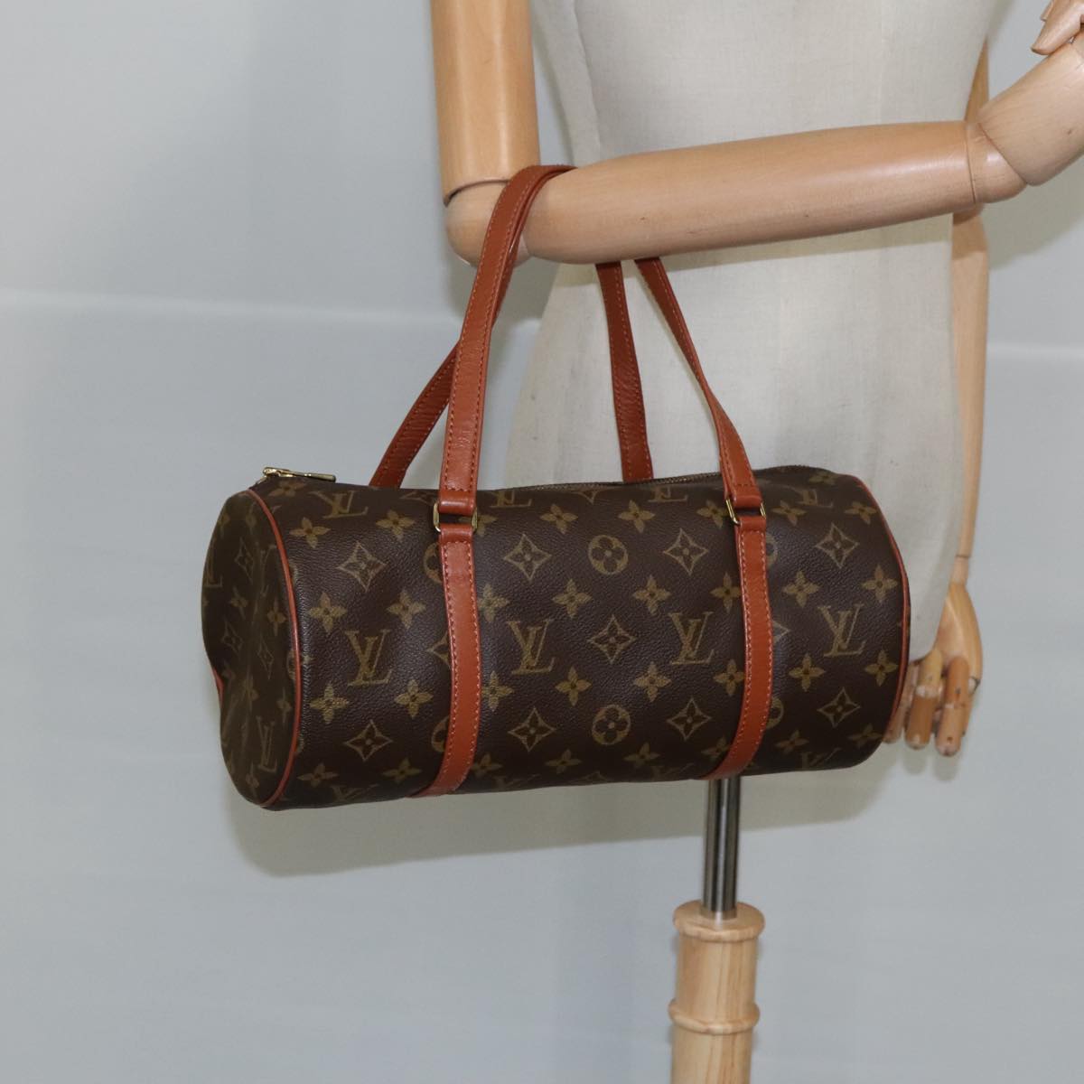 LOUIS VUITTON Monogram Papillon 30 Hand Bag M51385 LV Auth 101267