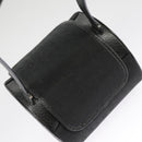 BVLGARI Logo Mania Cylindrical Hand Bag Canvas Black Auth 101268-6