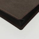 BURBERRY Pouch Leather Brown Auth 101274-16