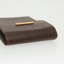 BURBERRY Pouch Leather Brown Auth 101274-5