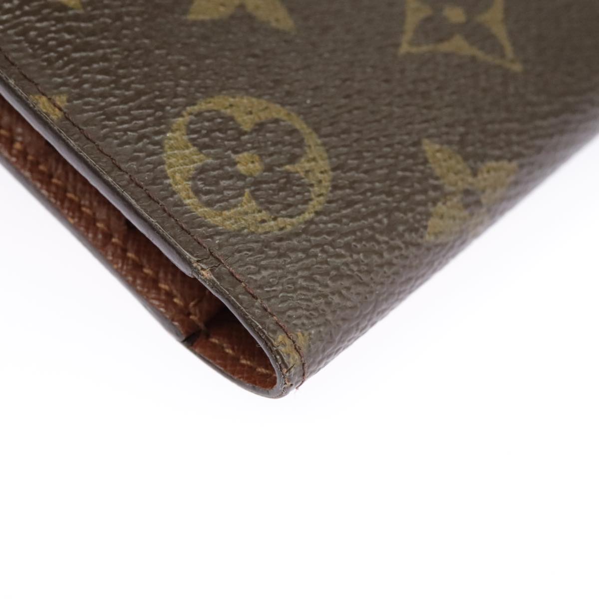 LOUIS VUITTON Monogram Portefeuille International Wallet M61217 LV Auth 101280