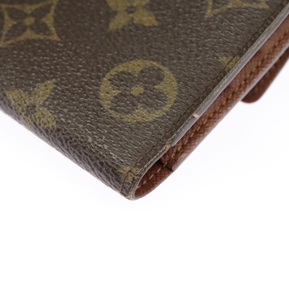 LOUIS VUITTON Monogram Portefeuille International Wallet M61217 LV Auth 101280