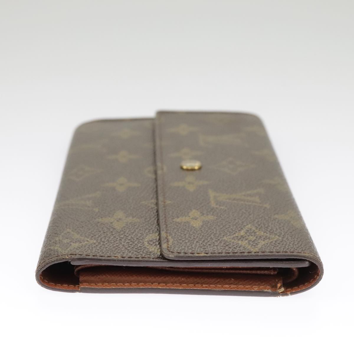 LOUIS VUITTON Monogram Portefeuille International Wallet M61217 LV Auth 101280