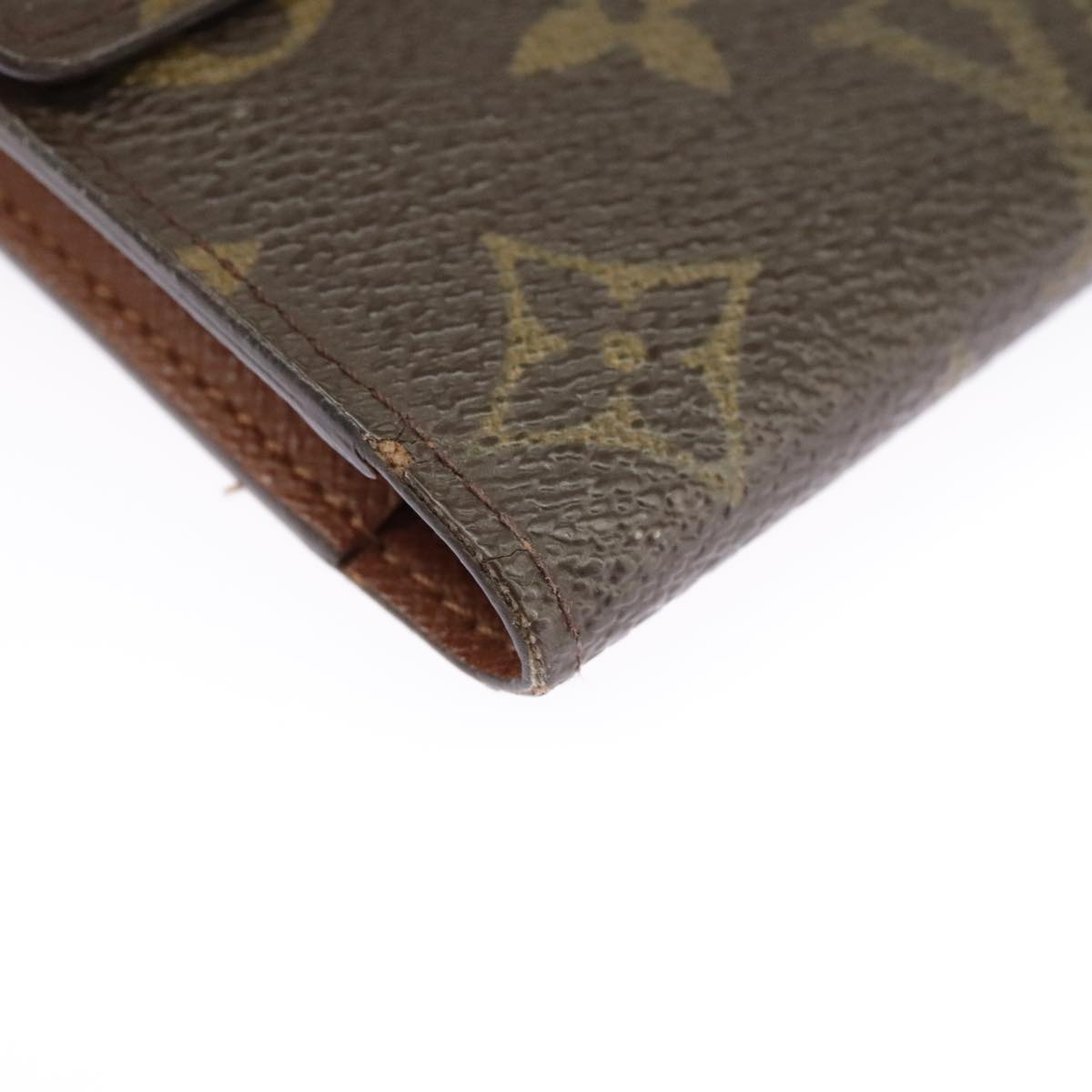 LOUIS VUITTON Monogram Portefeuille International Wallet M61217 LV Auth 101280