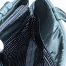 PRADA Hand Bag Nylon Green Silver Auth 101284-23