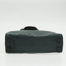 PRADA Hand Bag Nylon Green Silver Auth 101284-9