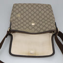 GUCCI GG Supreme Shoulder Bag PVC Beige 223666 Auth 101285-15