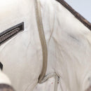 GUCCI GG Supreme Shoulder Bag PVC Beige 223666 Auth 101285-18