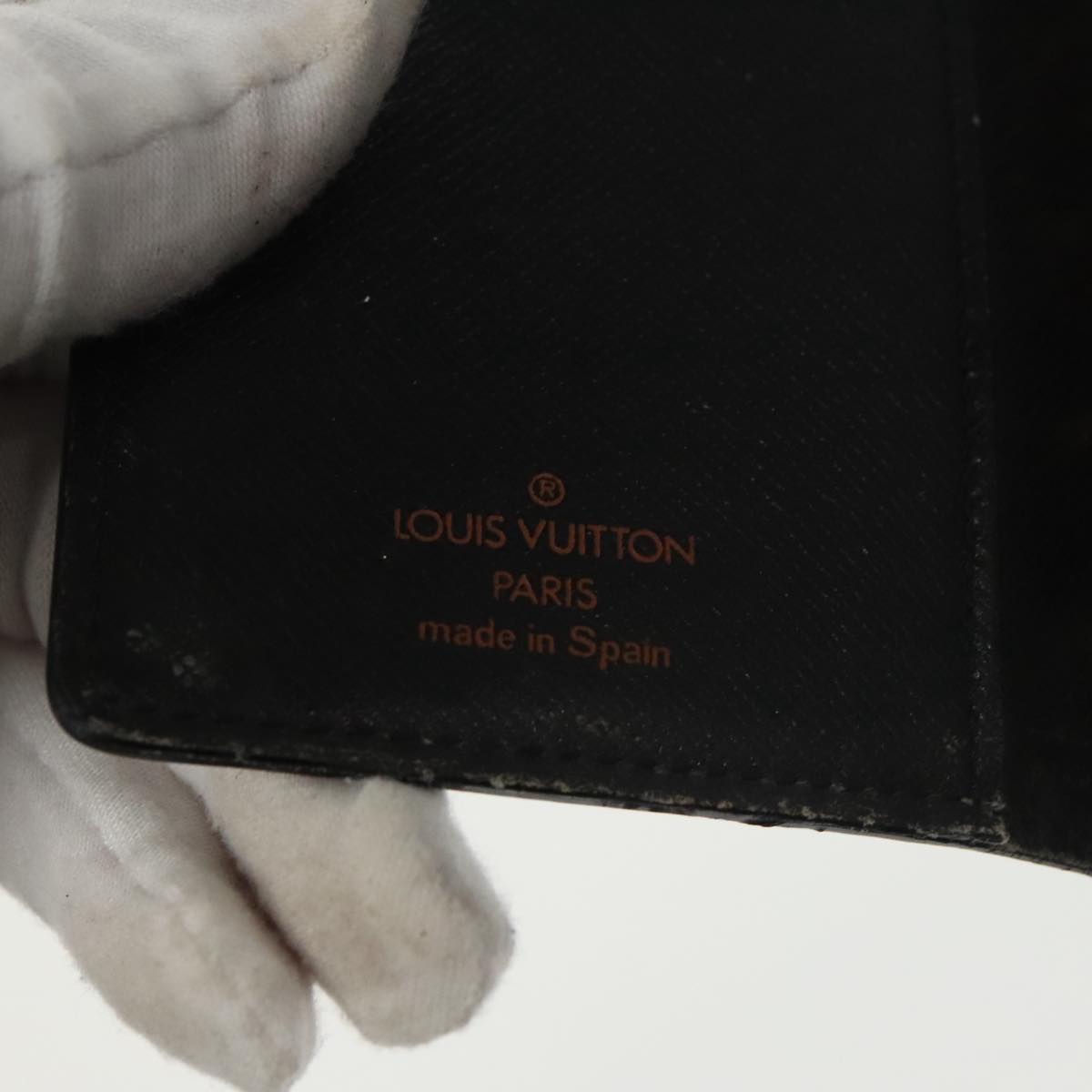 LOUIS VUITTON Epi Agenda PM Day Planner Cover Blue R20055 LV Auth 101295