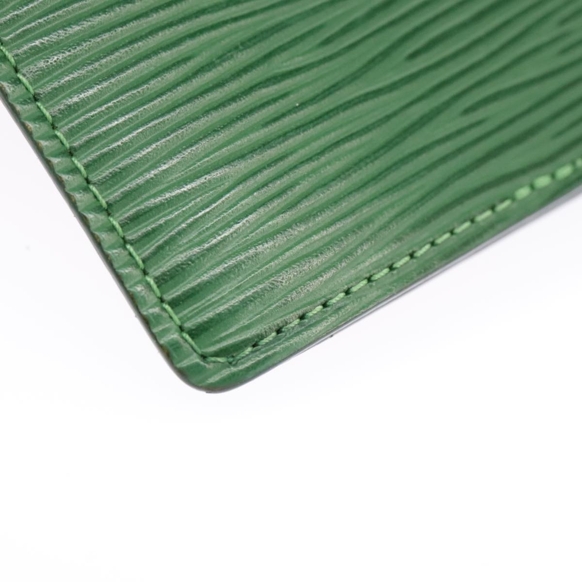 LOUIS VUITTON Epi Agenda PM Day Planner Cover Green R20054 LV Auth 101296