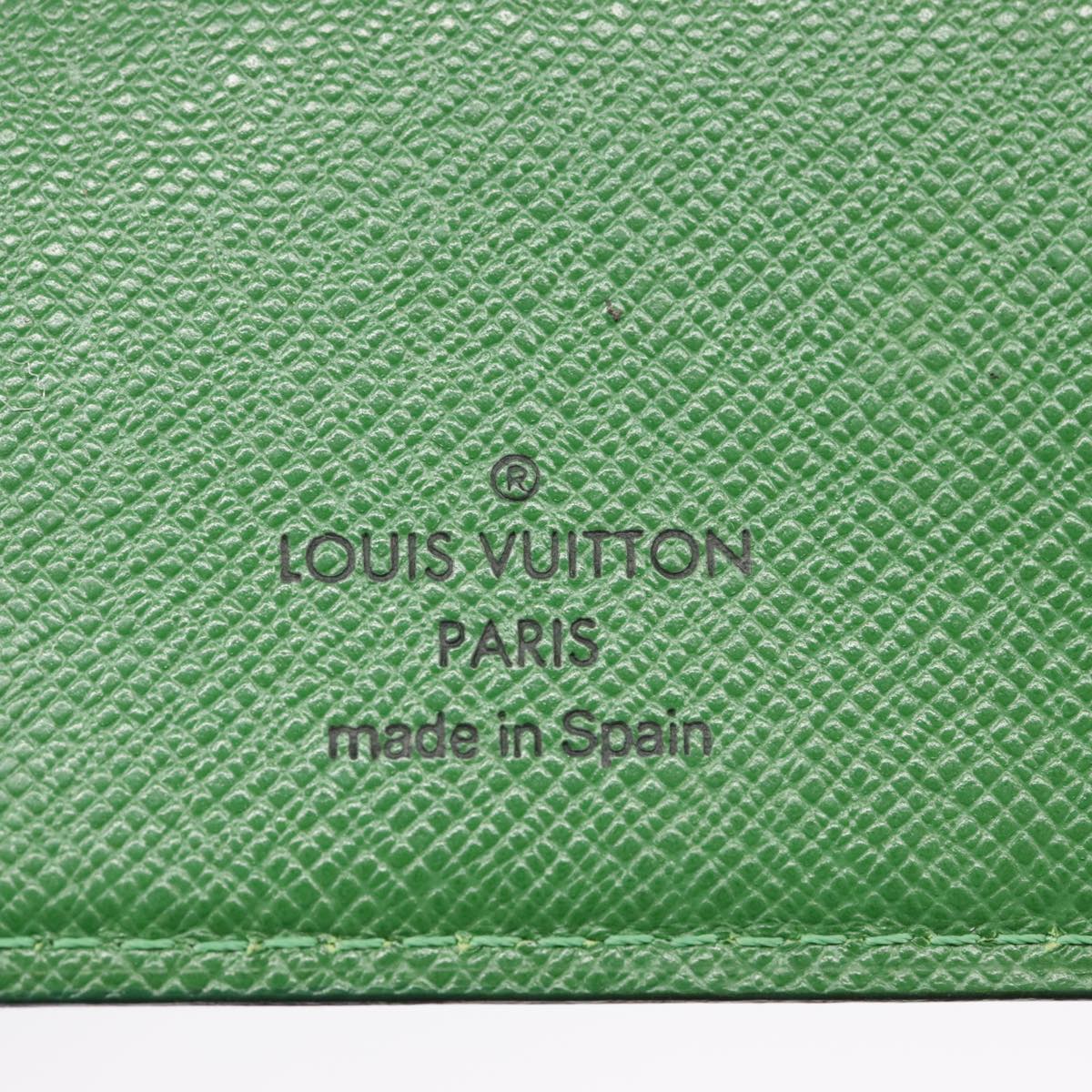 LOUIS VUITTON Epi Agenda PM Day Planner Cover Green R20054 LV Auth 101296