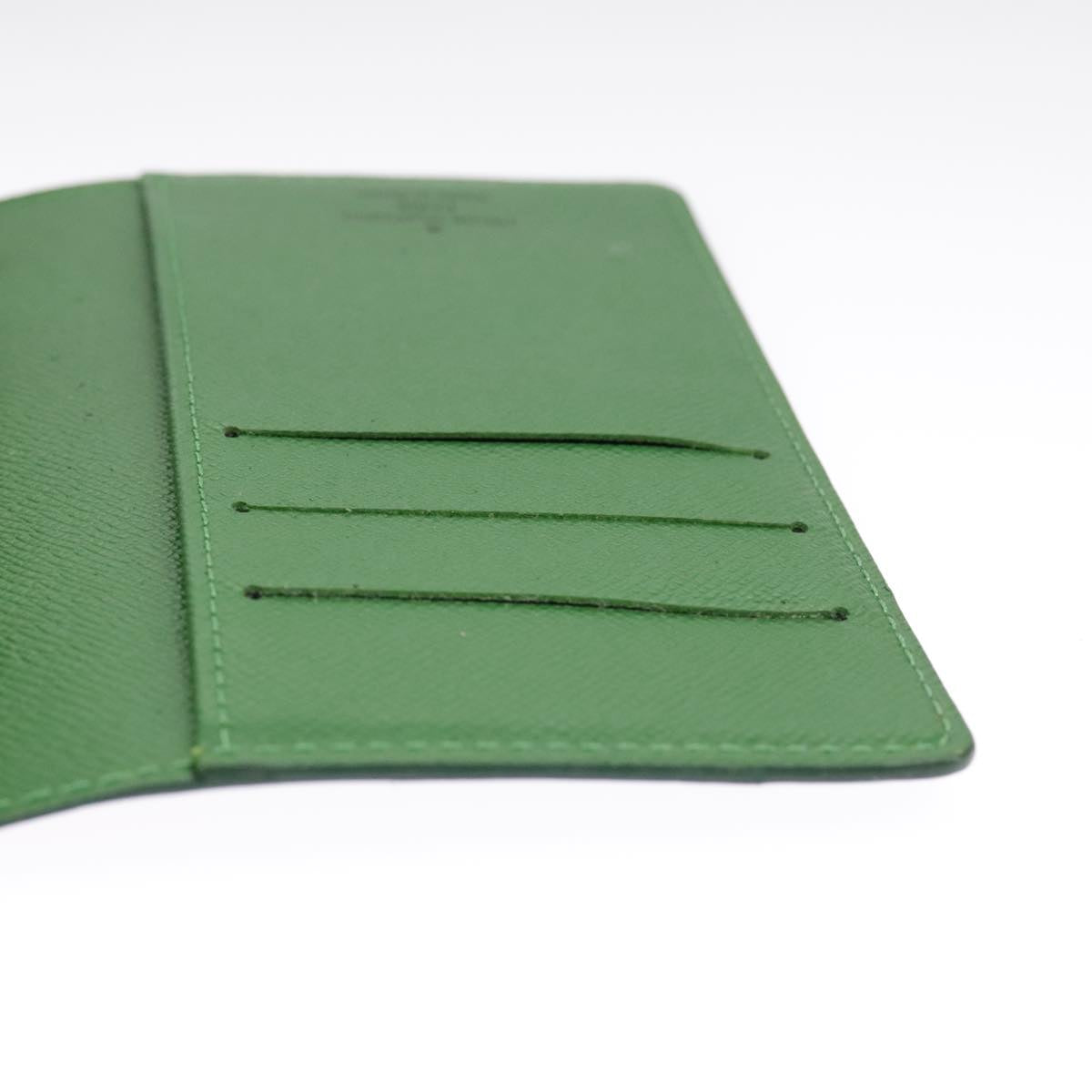 LOUIS VUITTON Epi Agenda PM Day Planner Cover Green R20054 LV Auth 101296