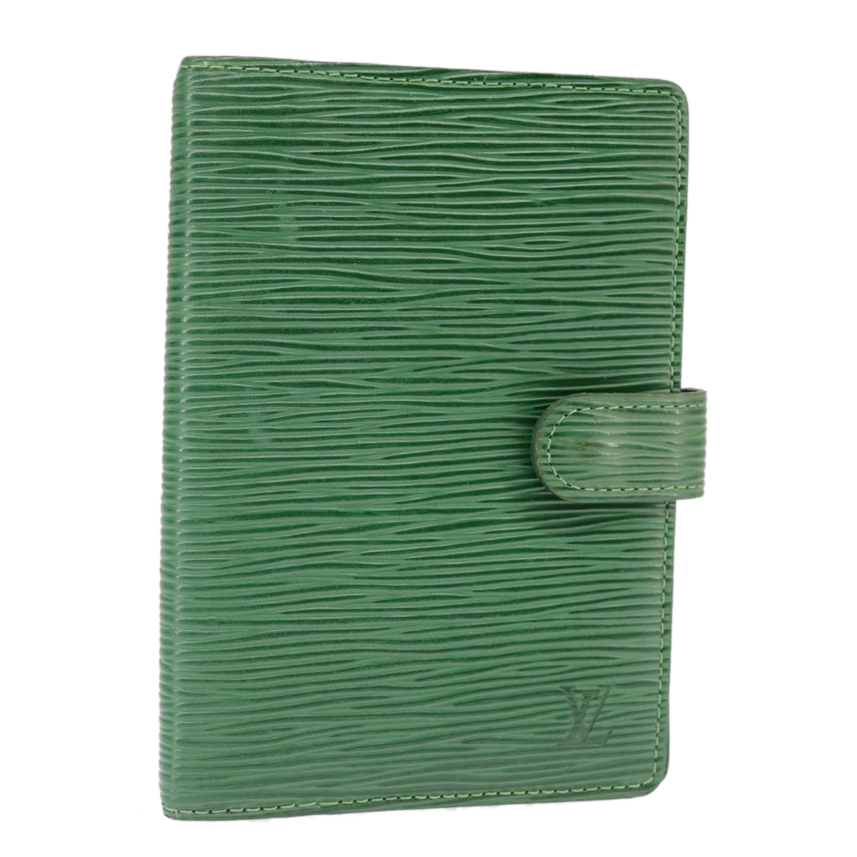 LOUIS VUITTON Epi Agenda PM Day Planner Cover Green R20054 LV Auth 101296