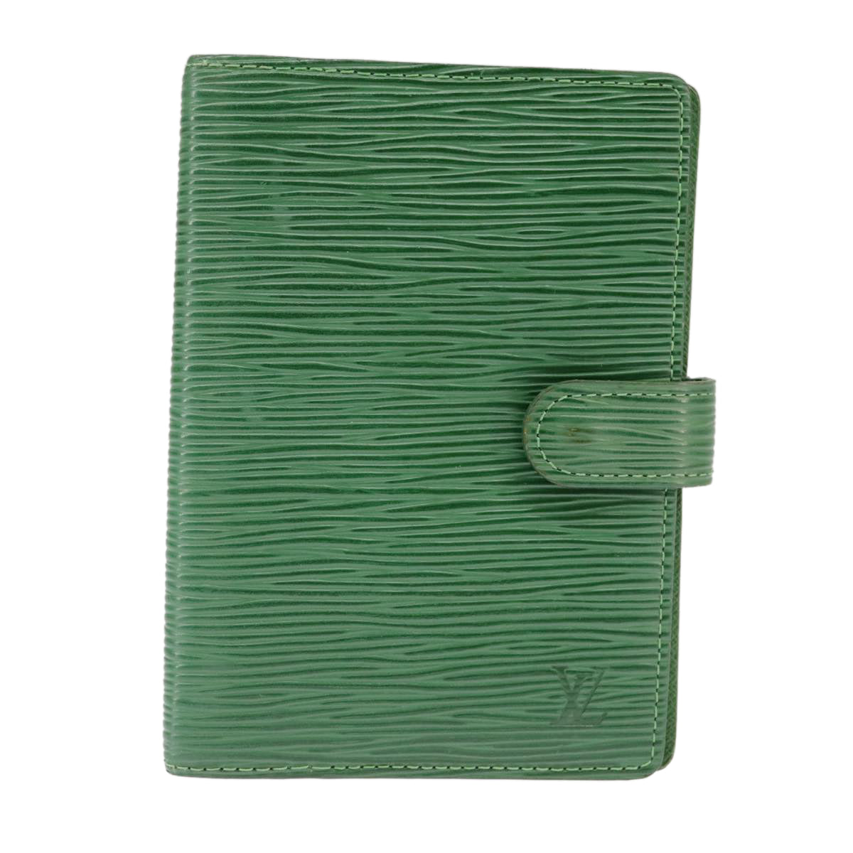 LOUIS VUITTON Epi Agenda PM Day Planner Cover Green R20054 LV Auth 101296