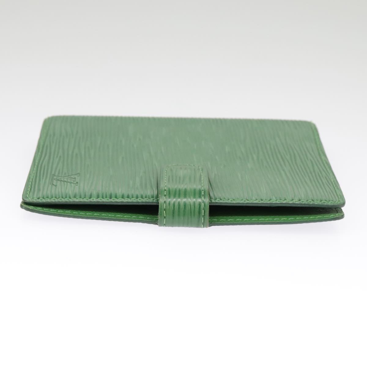 LOUIS VUITTON Epi Agenda PM Day Planner Cover Green R20054 LV Auth 101296