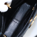 CHANEL Matelasse Hand Bag Caviar Skin Black CC Auth 101307A-10